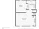 Here is a layout showing a basement featuring a bedroom, Gathering room, utility room, and laundry room at 24535 Jerkwater Rd, Sheridan, IN 46069