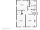 Floor plan showcasing the second level with bedrooms and bathrooms at 24535 Jerkwater Rd, Sheridan, IN 46069