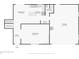 Floor plan of the first level featuring a dining room, kitchen, and living room at 24535 Jerkwater Rd, Sheridan, IN 46069