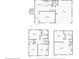 Floor plan of the first and second levels including the basement at 24535 Jerkwater Rd, Sheridan, IN 46069