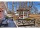Relaxing outdoor patio featuring comfortable seating and a charming gazebo at 24535 Jerkwater Rd, Sheridan, IN 46069
