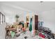 This living room needs renovation and repair to make it comfortable and ready to live in at 3103 S Lockburn St, Indianapolis, IN 46221