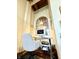 Cozy office space with contemporary desk, chair and industrial design elements at 430 N Park Ave # 302, Indianapolis, IN 46202