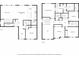 Detailed floor plan showcasing the layout of the home's rooms and spaces at 526 Carroll St, New Whiteland, IN 46184