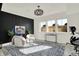 Contemporary office space with stylish decor, modern lighting, and a comfortable workspace at 565 Old Ashbury Rd, Westfield, IN 46074
