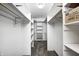 Walk-in closet with ample storage space and shelves for organization at 690 N 600 W, Lebanon, IN 46052