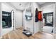 Inviting hallway with modern decor and natural light at 7779 Harbour # 51, Indianapolis, IN 46240