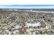 Aerial view of a neighborhood near Geist Reservoir during winter at 8717 Vintner Ct, Indianapolis, IN 46256