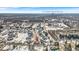 Aerial view of a neighborhood near Fort Harrison State Park during winter at 8717 Vintner Ct, Indianapolis, IN 46256