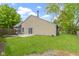 Lush backyard with a patio, ideal for outdoor living and entertaining at 9788 Pine Ridge North Dr, Fishers, IN 46038