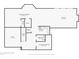 Finished basement floor plan featuring a gym, home theater, wet bar, bathroom, and unfinished storage area at 9956 Hickory Ridge Dr, Zionsville, IN 46077