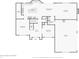 Detailed floor plan of the first story of the home showing the layout of all rooms and measurements at 9956 Hickory Ridge Dr, Zionsville, IN 46077