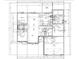 Detailed architectural floor plan showcasing layout with dimensions of rooms, entry, garage, and outdoor areas at 103 N Brenrich Rd, Pendleton, IN 46064