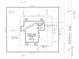 Site plan showing the proposed house and garage layout on the property lot with dimensions at 103 N Brenrich Rd, Pendleton, IN 46064