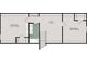 Upstairs floor plan featuring two bedrooms, a loft, and a full bath at 1089 Knoll St, Greenwood, IN 46143