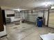 Spacious garage with ample storage space, accommodating vehicles and equipment, with easy access to the home at 1148 Nanwich Ct, Indianapolis, IN 46217