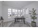 Home office with a large window overlooking the front yard, perfect for remote work at 16822 Imperial Ct, Fishers, IN 46040