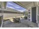 Outdoor patio featuring a table and lounge seating perfect for entertaining guests at 16822 Imperial Ct, Fishers, IN 46040