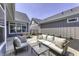 Inviting outdoor patio with modern furniture, perfect for relaxing and entertaining at 16822 Imperial Ct, Fishers, IN 46040