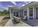 Cozy patio with outdoor seating and lots of natural light at 16822 Imperial Ct, Fishers, IN 46040