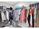 Spacious walk-in closet with ample storage and shelving units at 1835 Fairmount Dr, Greenfield, IN 46140