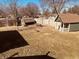 Large backyard with a shed, a playhouse, and plenty of open space at 2317 Lincoln Dr, Cicero, IN 46034