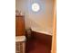 Bathroom featuring a corner jacuzzi tub and window at 2317 Lincoln Dr, Cicero, IN 46034