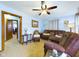 Inviting living room featuring comfortable furnishings and warm lighting at 3016 Sheridan St, Anderson, IN 46016