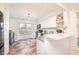 Stylish kitchen featuring white cabinets, granite countertops, and modern appliances at 6348 Bay Vista E Dr, Indianapolis, IN 46250