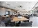 Large dining area offering a communal space with tables, chairs and modern decor at 720 Keck Way, Westfield, IN 46074