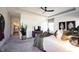 Bright main bedroom featuring neutral walls, carpeted floor and ensuite with great natural light at 720 Keck Way, Westfield, IN 46074