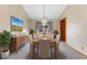 Elegant dining room with stylish decor and soft neutral tones at 7579 Allenwood Ct, Indianapolis, IN 46268