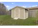 Backyard storage shed at 7579 Allenwood Ct, Indianapolis, IN 46268