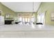 Bright open concept space with high ceilings, fireplace and dining area at 11338 Bayhill Way, Indianapolis, IN 46236