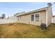 Backyard featuring a grass yard, vinyl fence, and neutral siding at 13332 N Brick Chapel Dr, Camby, IN 46113