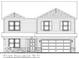 Traditional two-story home features horizontal siding and a covered front entry at 1404 Bluebonnet Pl, Shelbyville, IN 46176