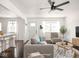 Cozy living room with modern decor and ample natural light at 1420 E Market St, Indianapolis, IN 46201