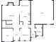 Layout featuring living room, kitchen, breakfast nook, dining room, foyer, laundry, and garage at 1535 Arbor Springs Dr, Brownsburg, IN 46112