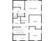 Second story floor plan featuring primary bedroom, bedrooms, laundry and bathrooms at 1670 Rossmay Dr, Westfield, IN 46074