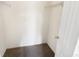 A modest closet with a wire shelf and minimal carpeting, ready for customized organization at 170 Trails End, Brownsburg, IN 46112