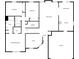 Detailed floor plan showcasing the layout of the house, including bedrooms, bathrooms, and living spaces at 170 Trails End, Brownsburg, IN 46112