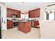Spacious kitchen boasting an island, stainless steel appliances, and ample counter space for meal preparation at 1905 Windsor Ln, Danville, IN 46122