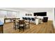 Finished basement with versatile spaces for dining, lounging, and entertainment, plus a stylish wet bar area at 19795 Chatham Shore Ln, Westfield, IN 46074