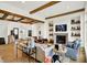 Spacious living room with a fireplace, hardwood floors, and stylish decor creates a welcoming atmosphere at 19795 Chatham Shore Ln, Westfield, IN 46074