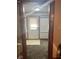 A hallway with doorway to the outside at 2122 George St, Anderson, IN 46016