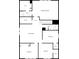 Second story floor plan featuring primary bedroom, bath, Gathering room and bedrooms at 4140 Congaree Dr, Indianapolis, IN 46235