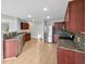 Spacious kitchen featuring stainless steel appliances and ample counter space at 4140 Congaree Dr, Indianapolis, IN 46235
