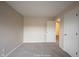 Standard bedroom with neutral walls, carpeted floors, and a closet at 436 N Shore Ct, Franklin, IN 46131