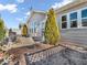 Backyard with patio, grill, landscaping and privacy at 5003 Lilium Dr, Plainfield, IN 46168