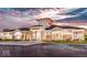 Elegant clubhouse exterior showcasing a modern design, beautiful brickwork, and welcoming entrance at 5003 Lilium Dr, Plainfield, IN 46168